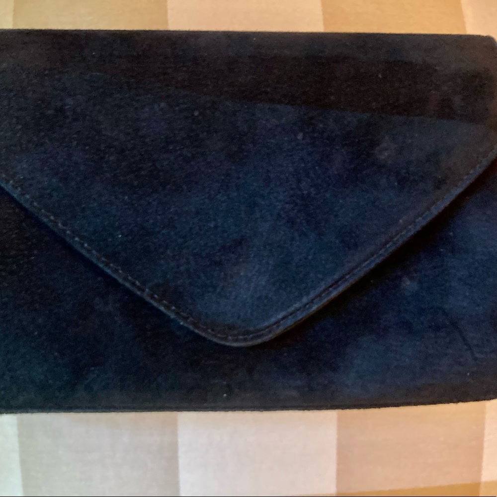 Carlo Fellini Suede Clutch